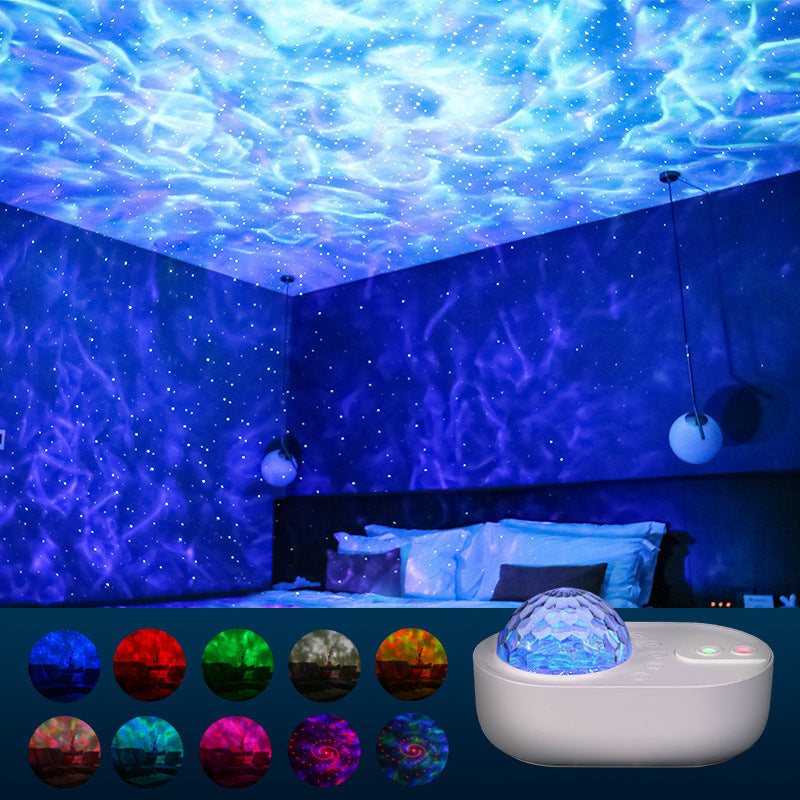 Music Laser Projection Starry Sky Light-Bluetooth Music & LED Sky effect