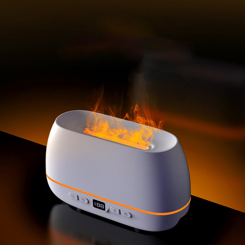 3D Flame Humidifier 200ml USB Flame Aroma Diffuser Household Humide Aromatherapy Diffuser