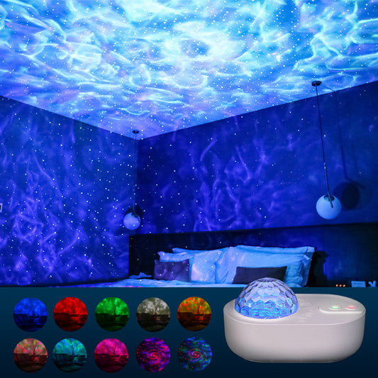 Music Laser Projection Starry Sky Light-Bluetooth Music & LED Sky effect